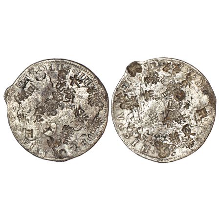 Peru, Charles IV (1788-1808 AD), silver 8 reales, 1799, 'IJ' mintmark, counter-mark with m