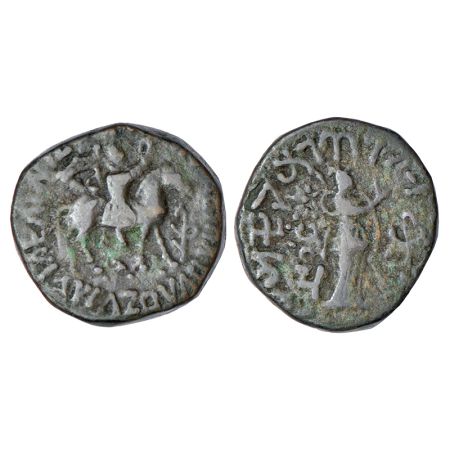 Apracharajas of Bajaur - billon tetradrachm of Aspavarma (before 35AD), ISCH 220.10T, 9.96