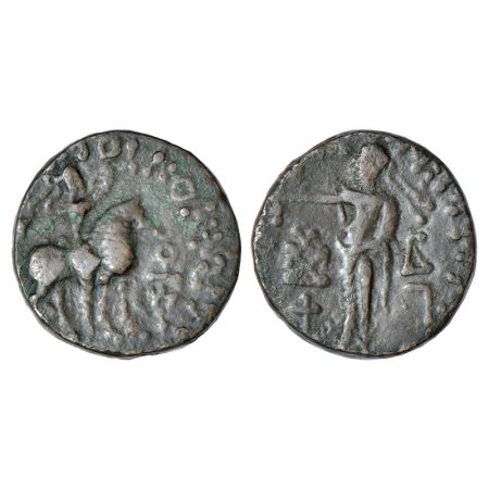 Indo-Parthians - debased silver/billon tetradrachm of Sases (Gondophares- Sases, c. early-