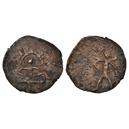 Kushans - posthumous imitation copying type of Huvishka (c.152-180 AD), light weight serie