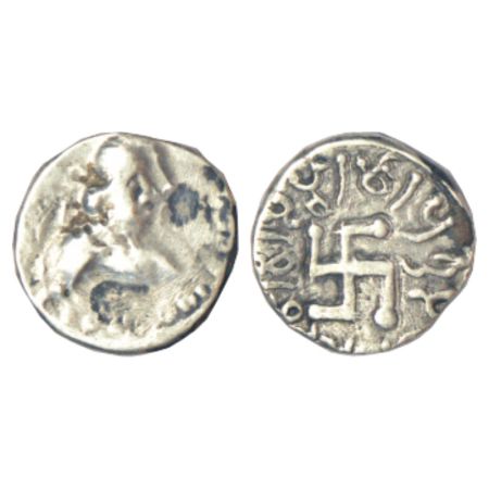 Paratarajas of Baluchistan and NW Sindh - silver drachm of Mirahvara, son of Hvaramira, la