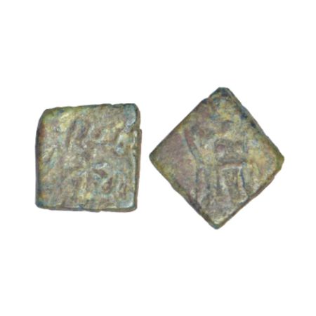 Mathura - post-Kushan monarchical coinage, copper coin of Virasena, (c.250-300 AD), PAIC 1
