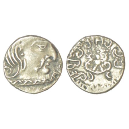 Gupta Empire - silver drachm of Chandra Gupta II (c.375-415 AD), 'Western India' type, S. 