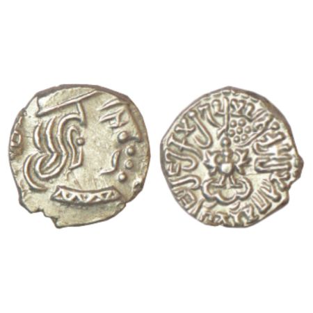 Gupta Empire - silver drachm of Kumara Gupta I (415-450 AD), 'Western India' type, S Kumar