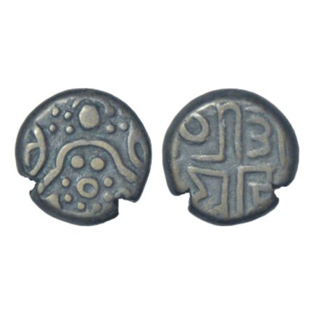 Chauhans of Ajmer and Ranthambhor, billon dramma of Ajaya Deva (1110-1125 AD), MNC 456-457