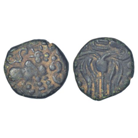 Vijayanagar Kingdom, Sendamangalam region, copper unit of Hari Hara I (1343-1356 AD), MCSI