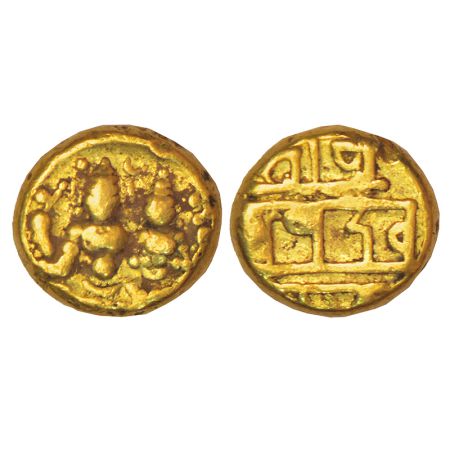Vijayanagar Kingdom, Sangama dynasty, gold pagoda of Pratapa Devaraya I (1406-1422 AD), Gi