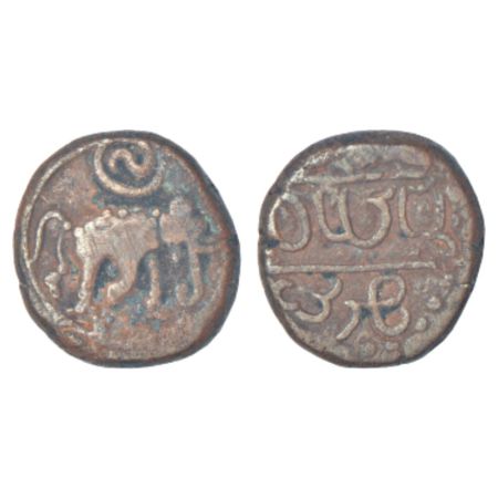 Vijayanagar Empire, copper jital of feudatory governor Naganna Dannayaka, (fl. 1416-1420 A
