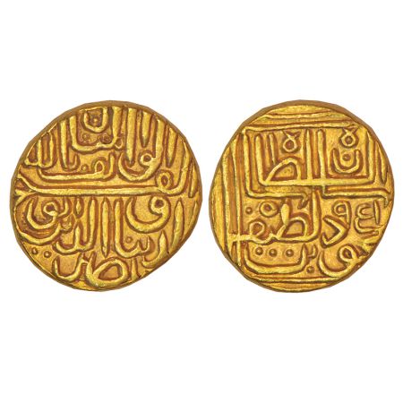 Sultans of Gujarat, Gold tanka of Nasir al-Din Mahmud III (1537-1553 AD), AH 951, G&G G412