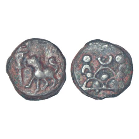 Early Uninscribed Cast Copper Coinage (EUCCC) - Punjab series, 'lion' type, (c.250-200 BC)