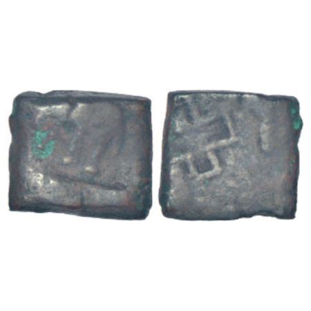 Ancient Marathwada/Vidarbha - post-Mauryan uninscribed die-struck copper coinage (c.250-20