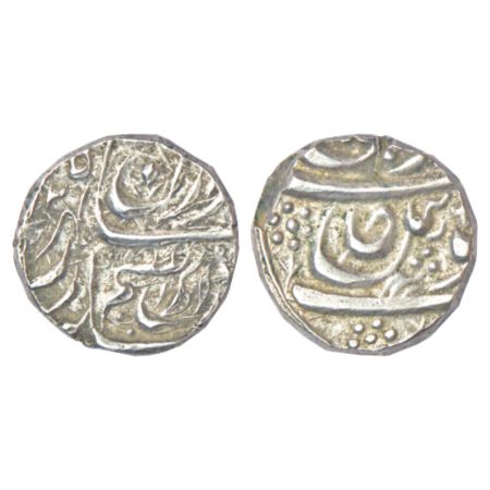 Jind, Bhag Singh (1786-1819 AD), silver rupee, AH (12)24, struck from dies borrowed from P