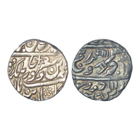 Jodhpur, Takhat Singh (1843-1873 AD), silver rupee, second type, Pseudo mint name Dar ul-M