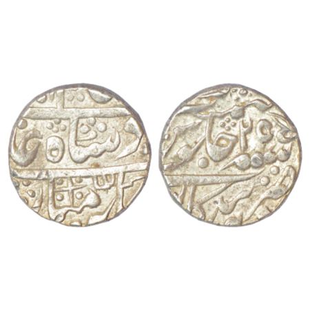 Kotah, silver rupee, Nangaon mint, in the name of Shah Alam II, RY 25, 11.26g. Extremely f