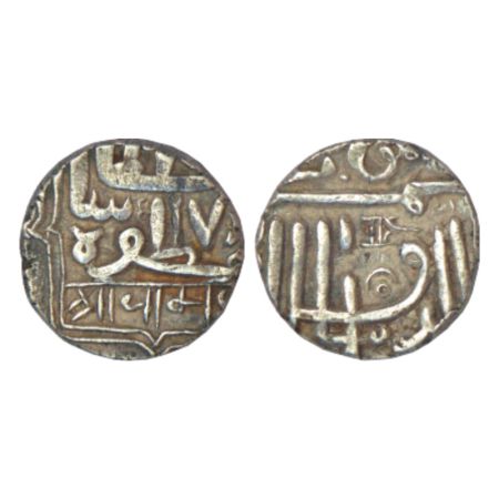 Jams of Nawanagar (Jamnagar), silver kori, in the name of Muzaffar Shah, Sultan of Gujarat