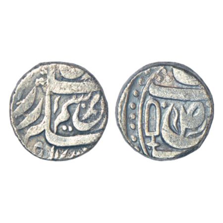 Patiala, Narinder Singh (1845-1862 AD), silver rupee, in the name of Ahmad Shah Durrani, K