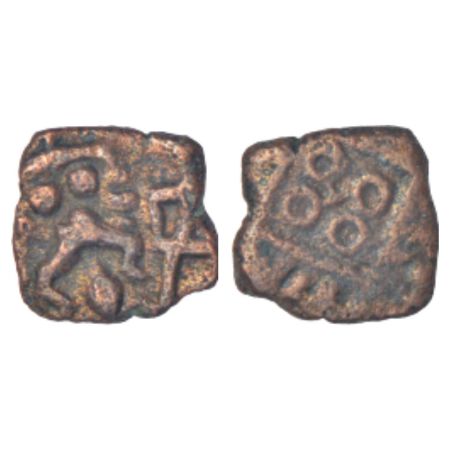 Ancient Malwa, post-Mauryan die-struck coinage, Ujjain/Mandasor region, copper coin of 'se