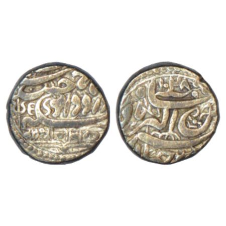 Kutch, Rao Bharmalji I (1586-1632 AD), silver kori, AH 1028, with the name of Mughal Emper
