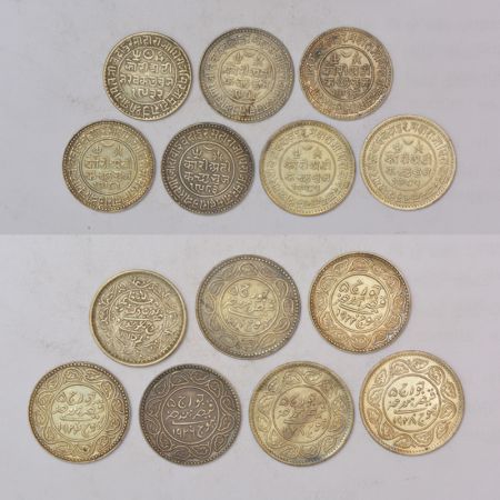 Kutch, silver 2½ kori (7), 1x Pragmalji II/Queen Victoria (1860-1875 AD), VS 1932/AD 1875;