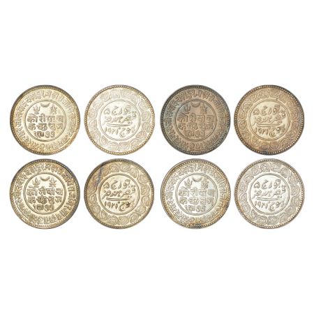 Kutch, Khengarji III (1875-1942 AD), silver 5 kori (4), VS 1977/AD 1921, with the name of 