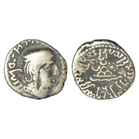 Western  Kshatrap as , Kardamaka dynasty, silver drachm of Rudrasena I as  Kshatrap a (c.1
