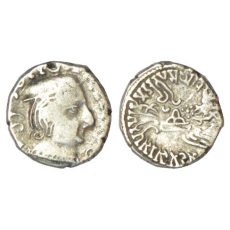 Western Kshatrapas, Kardamaka dynasty, silver drachm of Yashodaman I as Mahakshatrapa (c.2