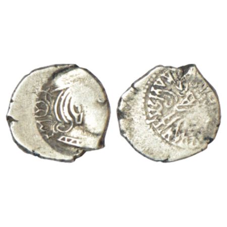 Western Kshatrapas, Kardamaka dynasty, silver drachm of Rudrasena II as Mahakshatrapa (c.2