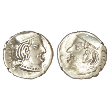Western Kshatrapas, Kardamaka dynasty, silver drachm of Rudrasena II as Mahakshatrapa (c.2