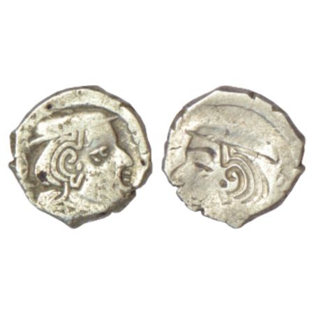 Western Kshatrapas, Kardamaka dynasty, silver drachm, date probably SE 18x suggesting issu