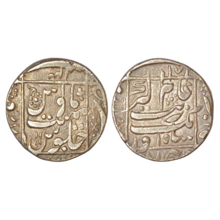 Aurangzeb (1658-1707 AD), silver rupee, Junagadhmint, AH 1071/RY3, KM 301.2, 11.40g. Good 