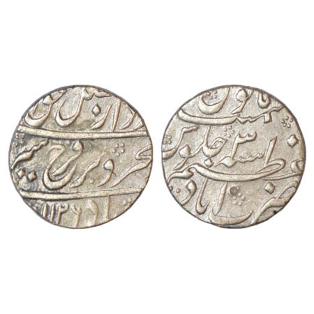 Farrukhsiyar (1713-1719 AD), silver rupee, Azimabad mint, AH 1126/RY 3, KM 377.13, 11.48g.