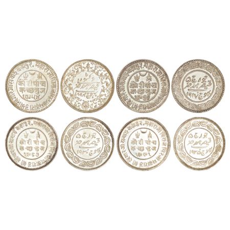 Kutch, Khengarji III (1875-1942 AD), silver 5 kori (4), VS 1954/AD 1898, with name of Vict