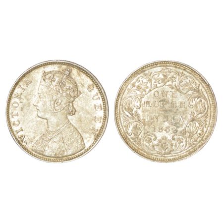 Victoria Queen, silver rupee, 1862, Bombay mint, B/II/2/0, PR 71; GK 287, 11.69g. Good ver
