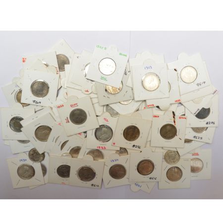 A group of 72 George V silver ½ rupee, 1912, 1913 (2), 1914, 1915 (4), 1916 (2), 1917 (3),