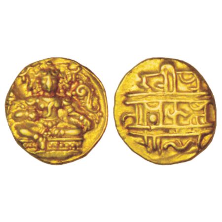 Vijayanagara Kingdom, Tuluva dynasty, Shri Krishna devaraya (1509-1530 AD), gold ardha var