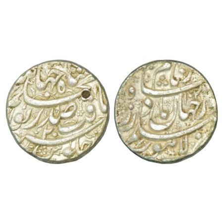 Jahangir with the name of Noor Jahan (1623-1627 AD), silver rupee, 11.36g, Lahore mint, AH