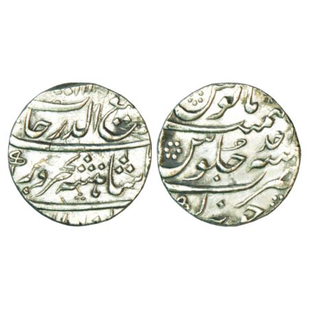 Rafi ud-Darjat (1719 AD), silver rupee, 11.59g, Junagadh mint, AH 1131/RY Ahd, KM 405.26. 