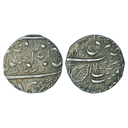 Sikh Empire, silver rupee, 11.17g, Amritsar mint, 'Nanak Shahi' couplet, frozen year serie