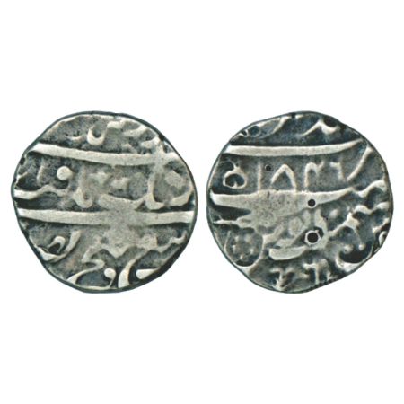 Sikh Empire, silver rupee, 10.58g, Anandghar mint, 'Gobind Shahi' couplet, VS 1846, Persia
