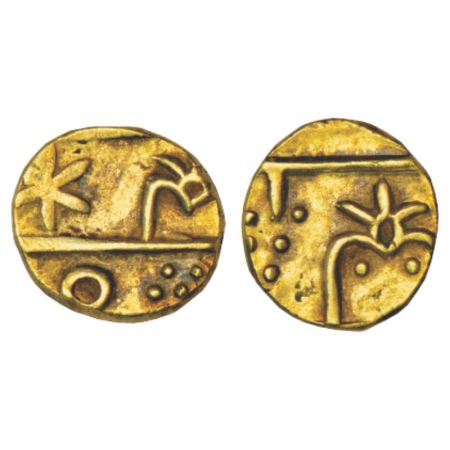 Mewar-Udaipur, New Chandori series, gold 2/3 mohur, 7.62g, struck at Udaipur mint, ND (184
