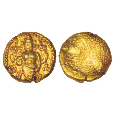 Madras Presidency, Fort St. George mint (Madras), gold pagoda, ND (1643-1677 AD), 3.42g. O