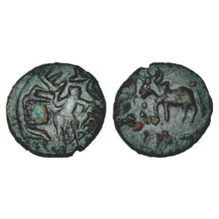 Ancient North India, republican coinage of indigenous communities ('tribes'), copper coin 