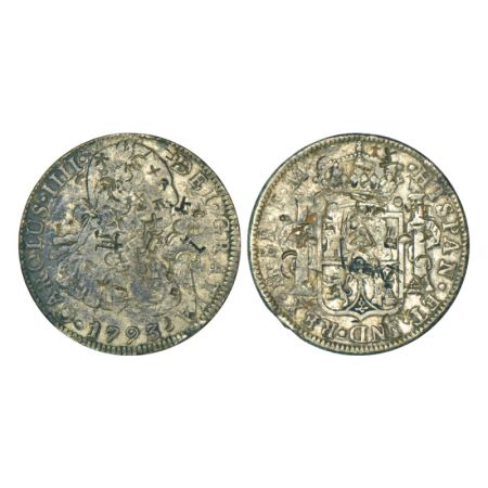Mexico, Carolus IIII (1788-1808 AD), silver 8 reales, 1793, 'FM' mintmark, 26.82g, counter