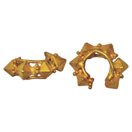 Ancient ear ornament, Central/Western India, (300-500AD), gold, 10.78g. India has a long t